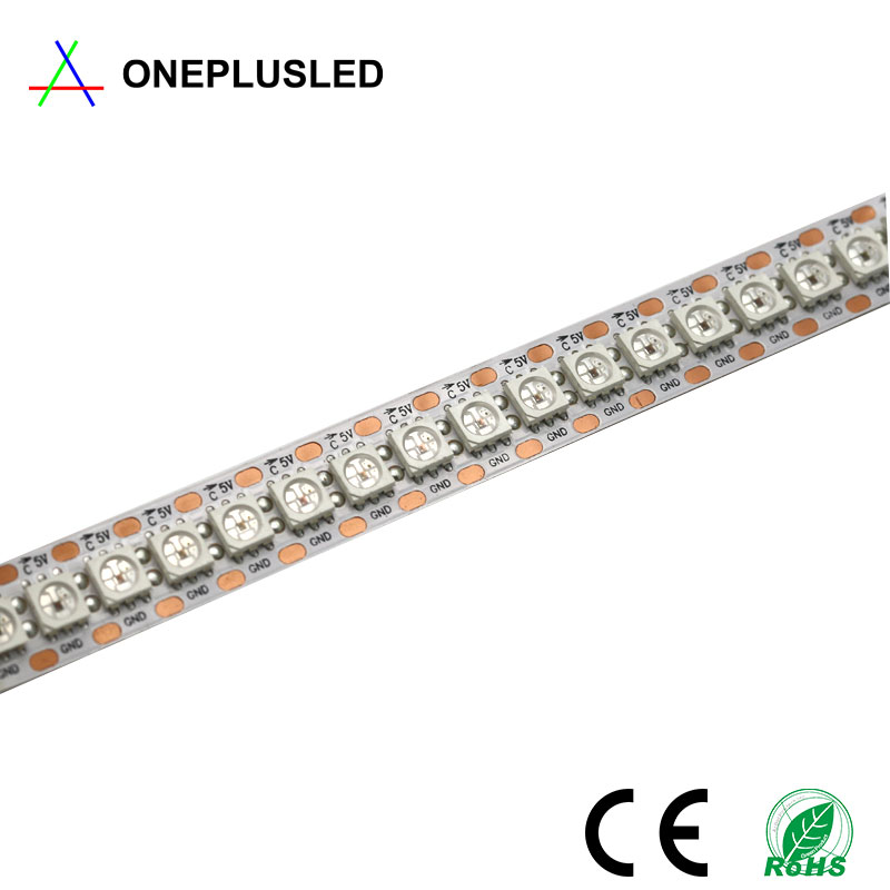 Addressable WS2812B / SK6812 DC5V 144leds/m strip light 
